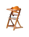 Yamatoya Sukusuku High Chair plus Table - Light Brown