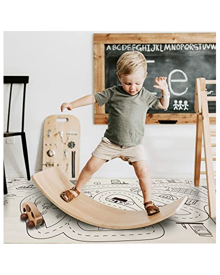 Wooden Balance Board (up to 60kg)