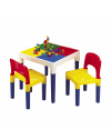Meja Lego Brick Desk (plus 2 chairs)
