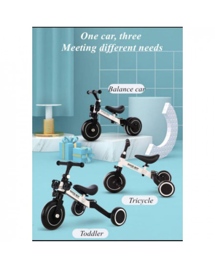 Good Boy 3 in 1 Balance Bike Tricycle Sepeda 