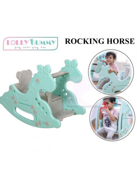 Lolly Gummy Rocking Horse - pink