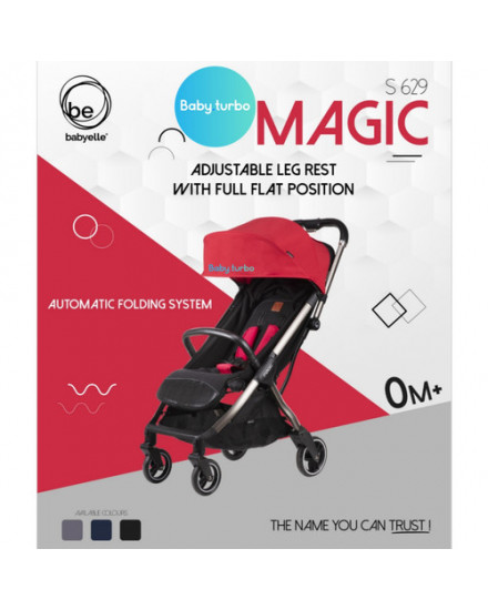 Babyelle Magic Autofold Stroller - RED