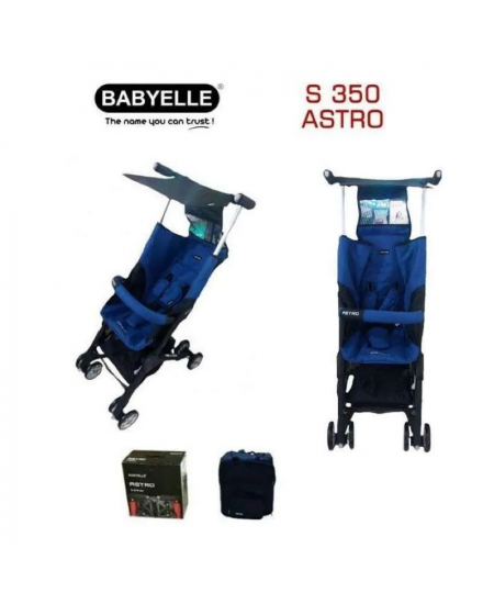 Babyelle Pockit Astro S350 Stroller Travel - Tosca Blue