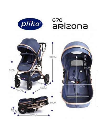 Pliko Arizona 670 Stroller 