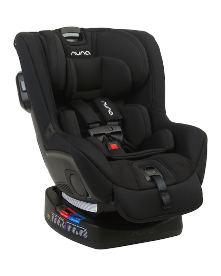 Nuna Rava Convertible Car Seat w Infant Insert - Caviar Black