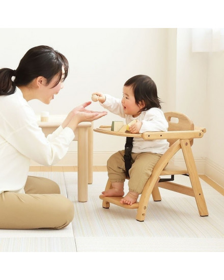 Yamatoya Arch Low Chair - Light Brown