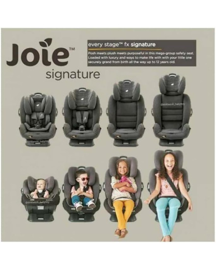 Joie Meet Every Stage FX Signature Car Seat ISOFIX - Noir